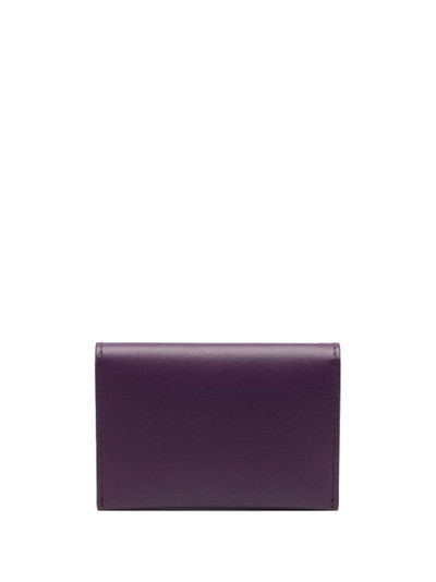 Acne Studios logo-print bifold cardholder outlook