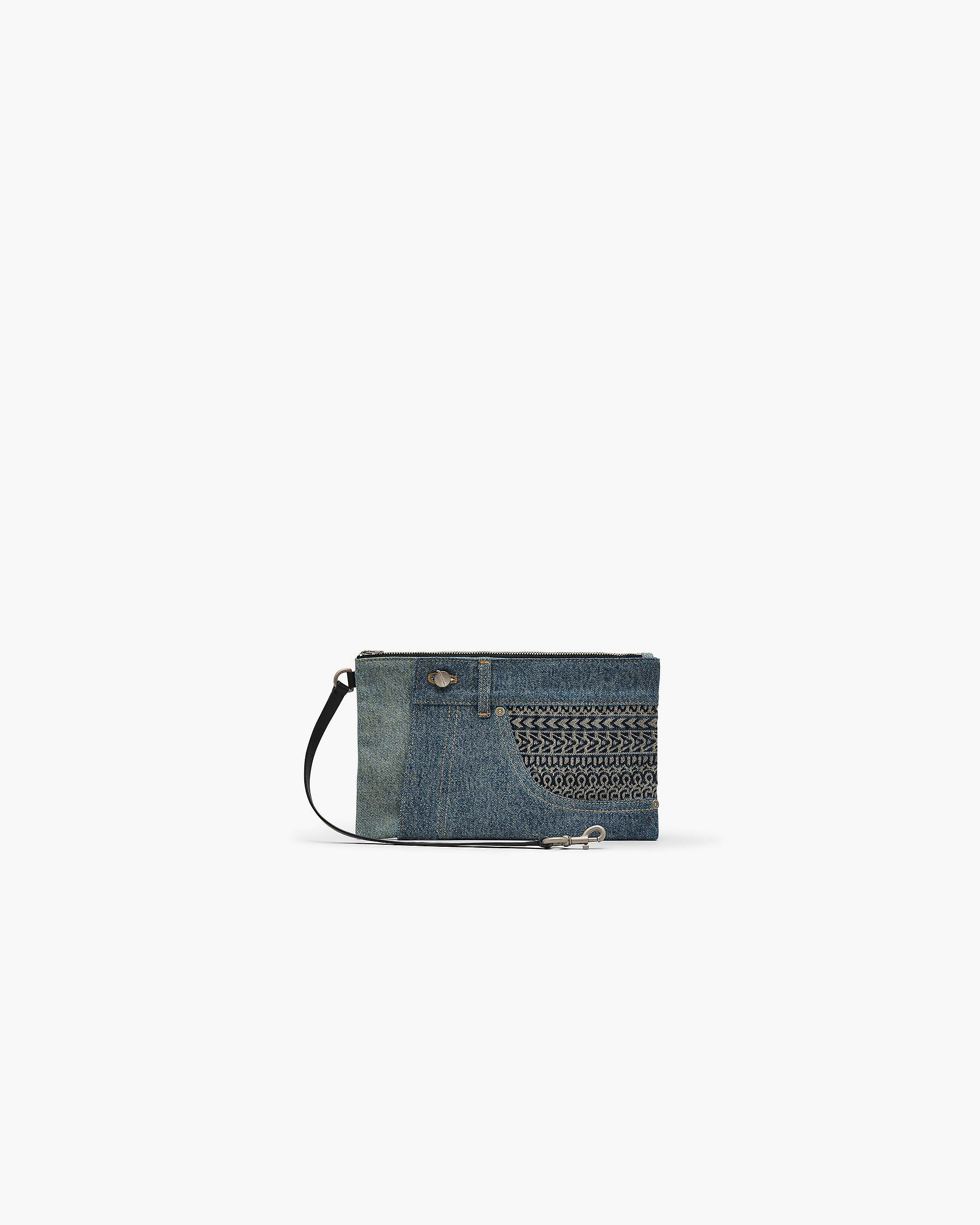THE DECONSTRUCTED DENIM SACK BAG - 8