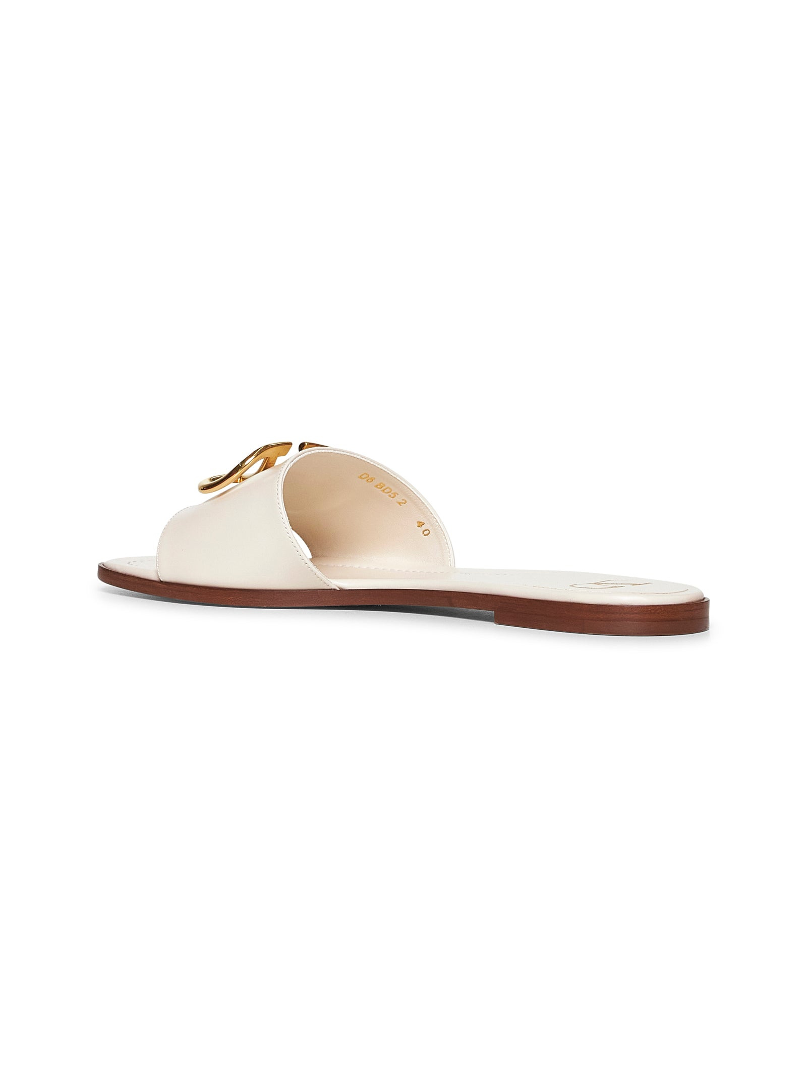 Valentino Garavani Women Ivory Calfskin Vlogo Signature Slide - 3