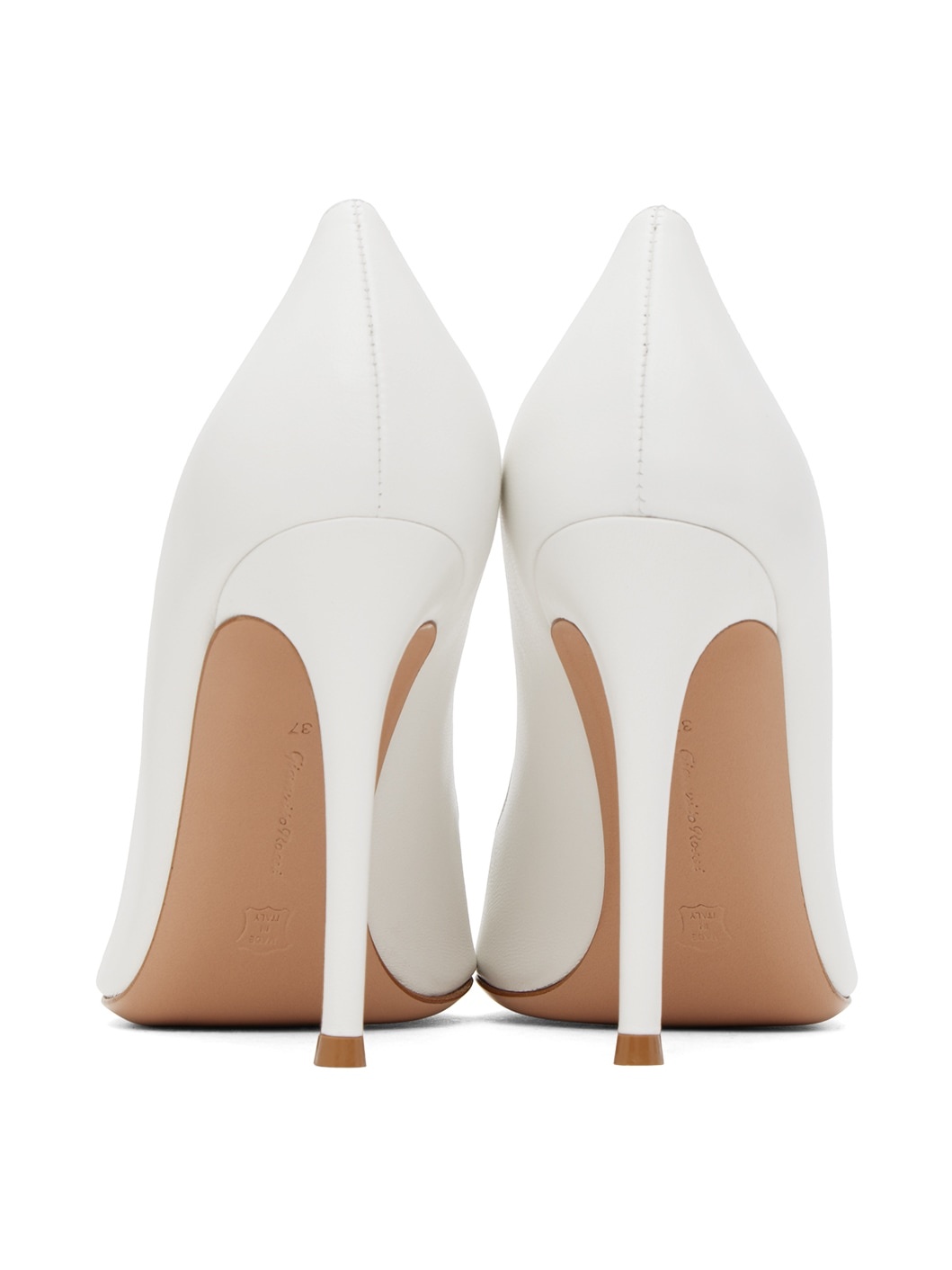 White Gianvito 105 Heels - 2