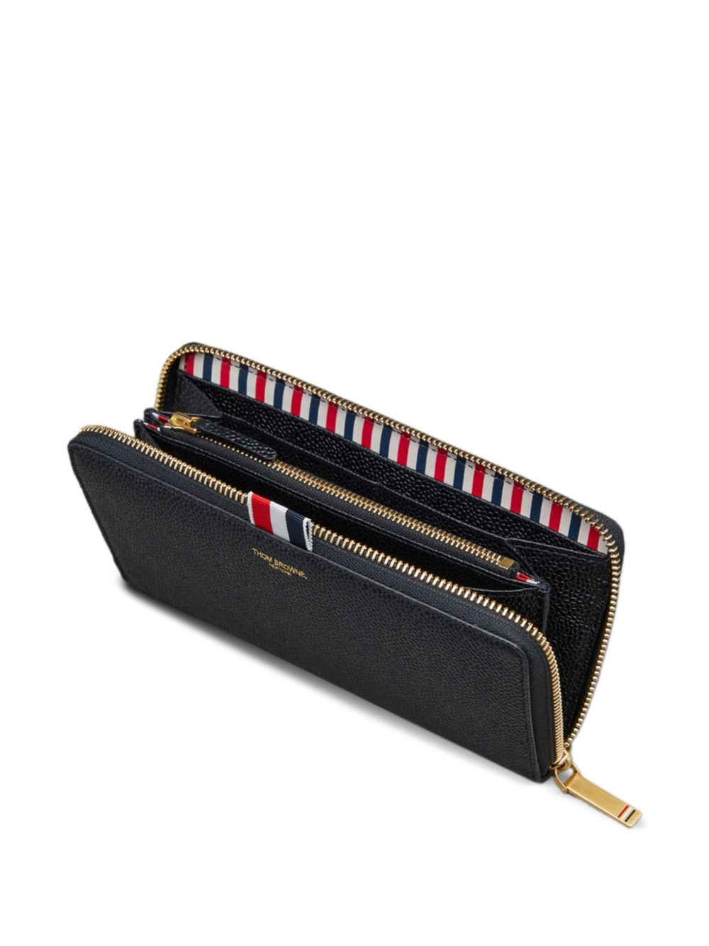 pebble-grain zip-around wallet - 3