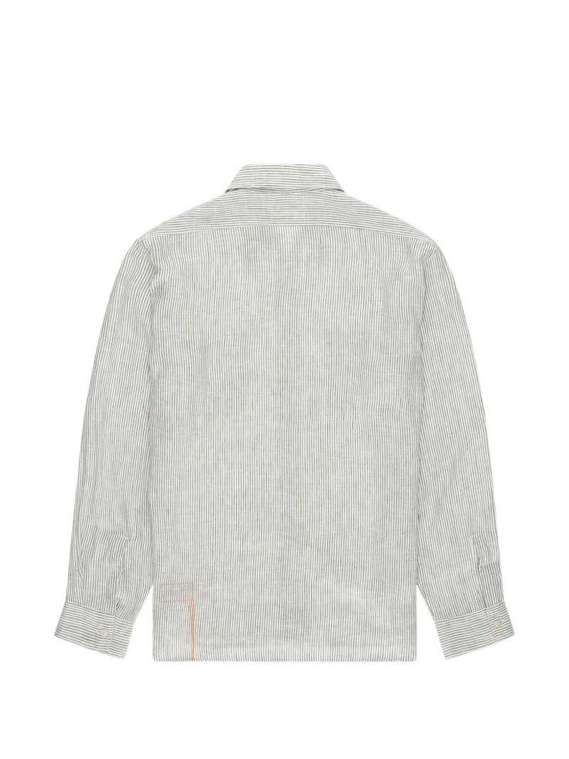 FORTELA striped chest-pocket shirt outlook