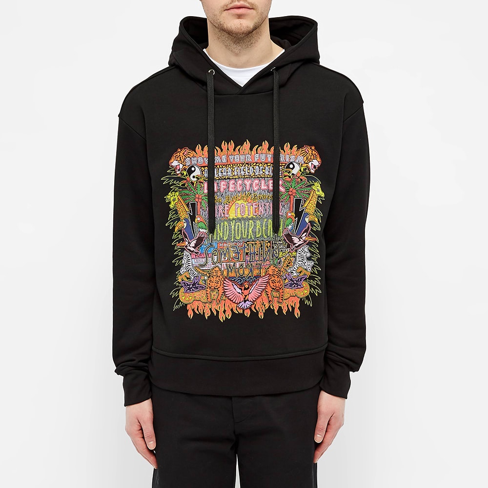 Neil Barrett x Jody Paulsen Art Collage Print Popover Hoody - 4