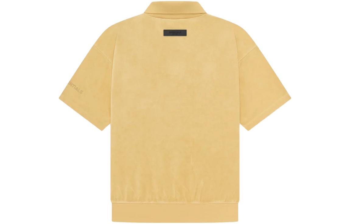Fear of God Essentials SS23 Polo Shirt 'Light Tuscan' 125BT224052F - 2