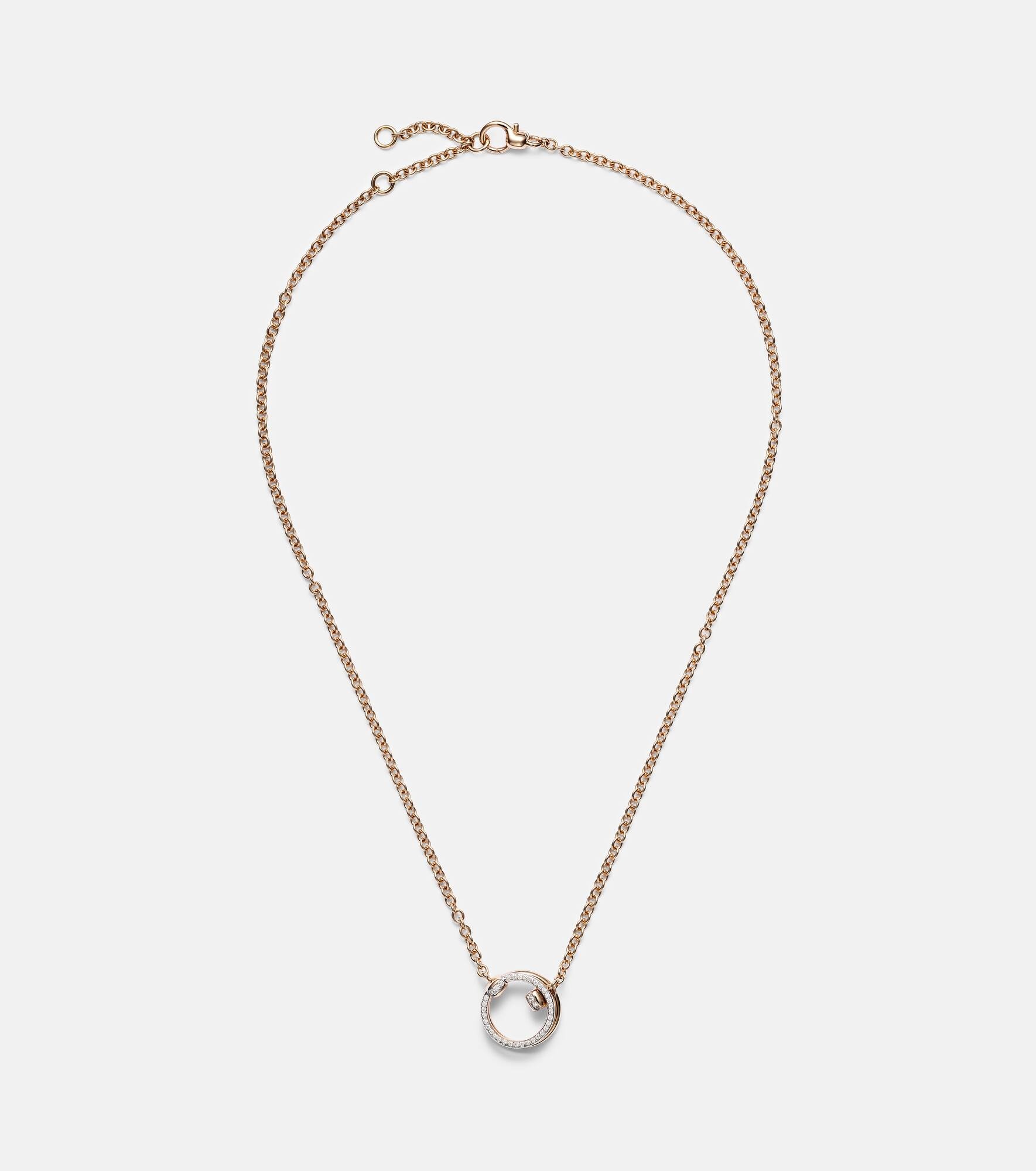 Pomellato Together 18kt rose gold pendant necklace with diamonds - 1