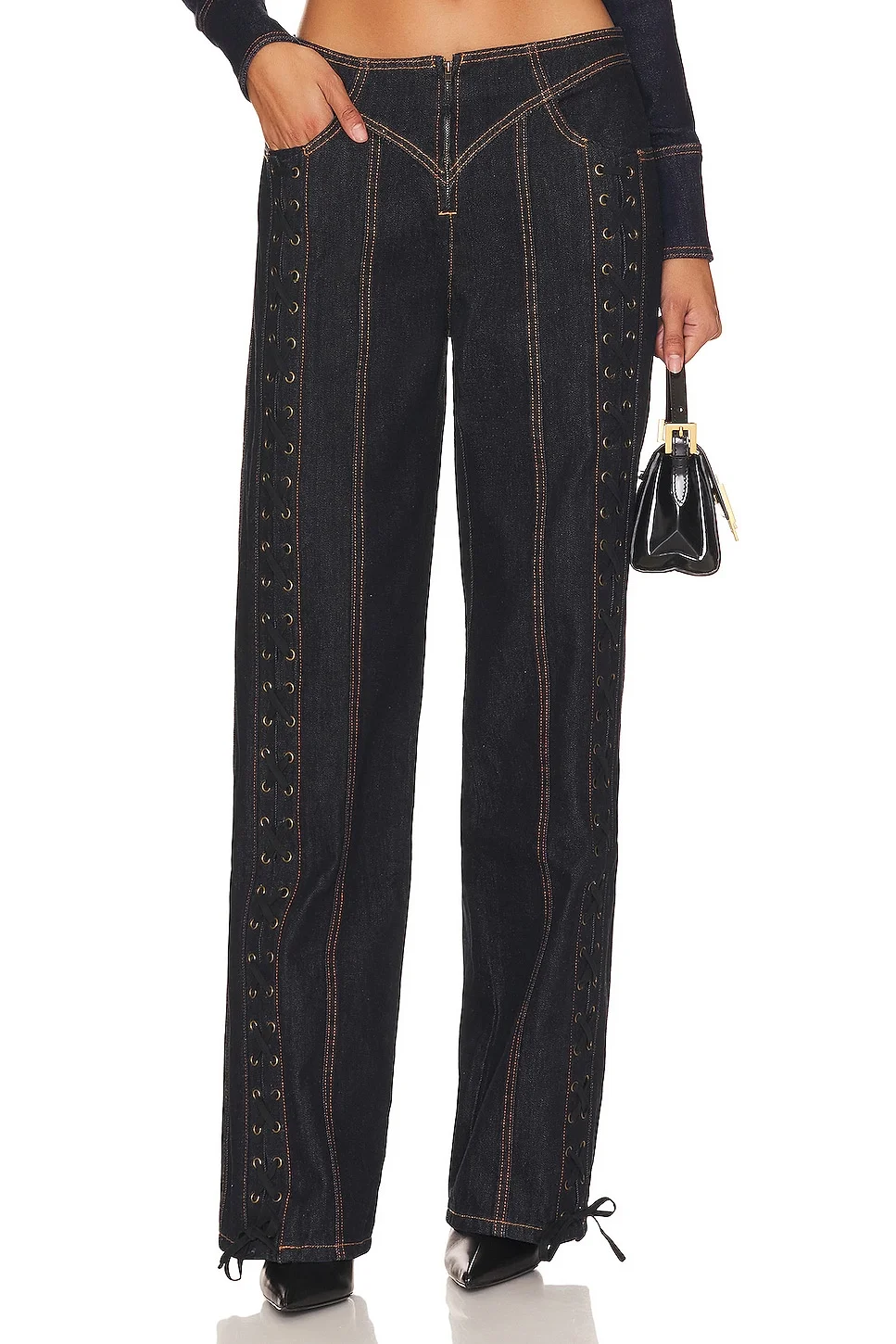 Daydream Tie Up Jeans - 1