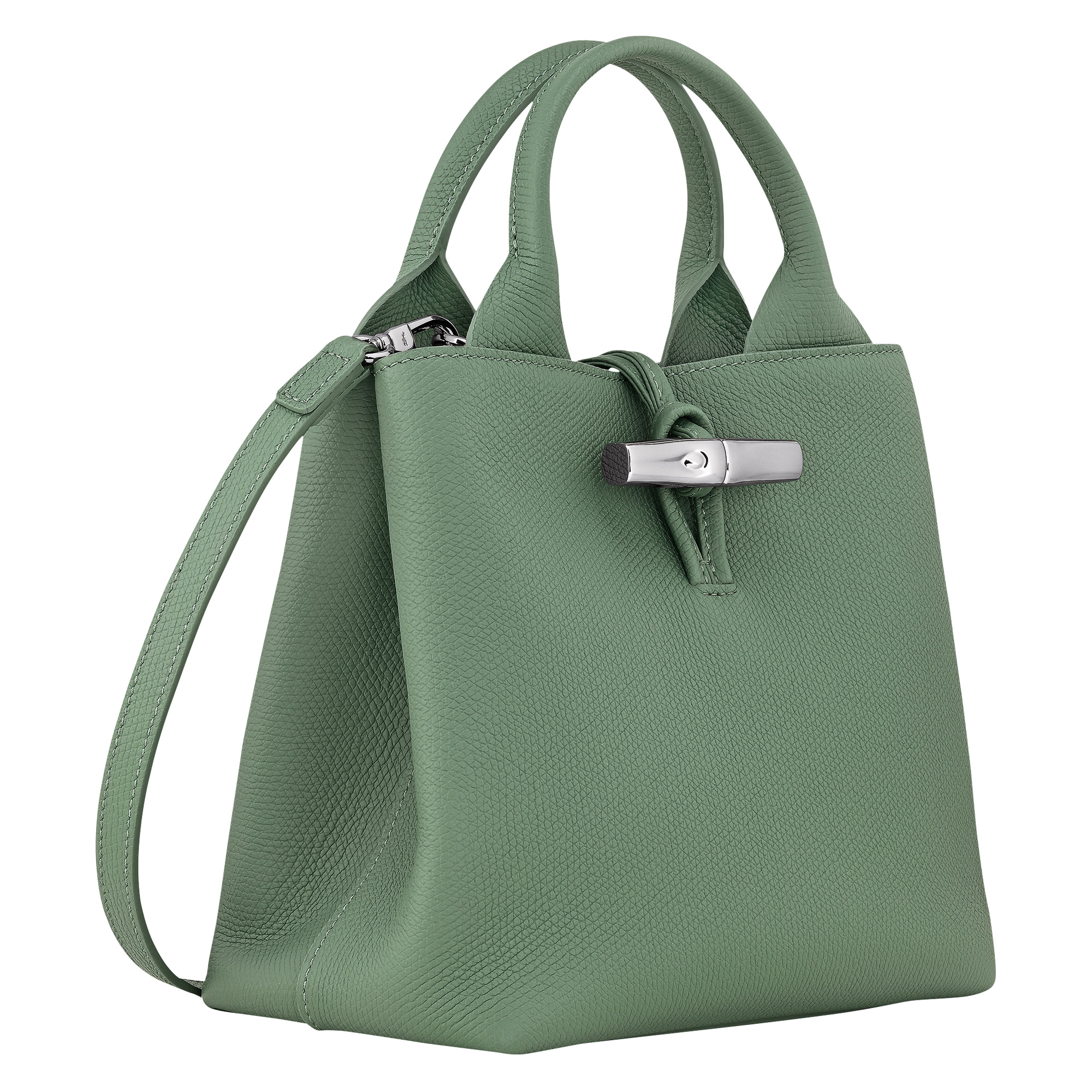 Le Roseau S Handbag Oregano - Leather - 3