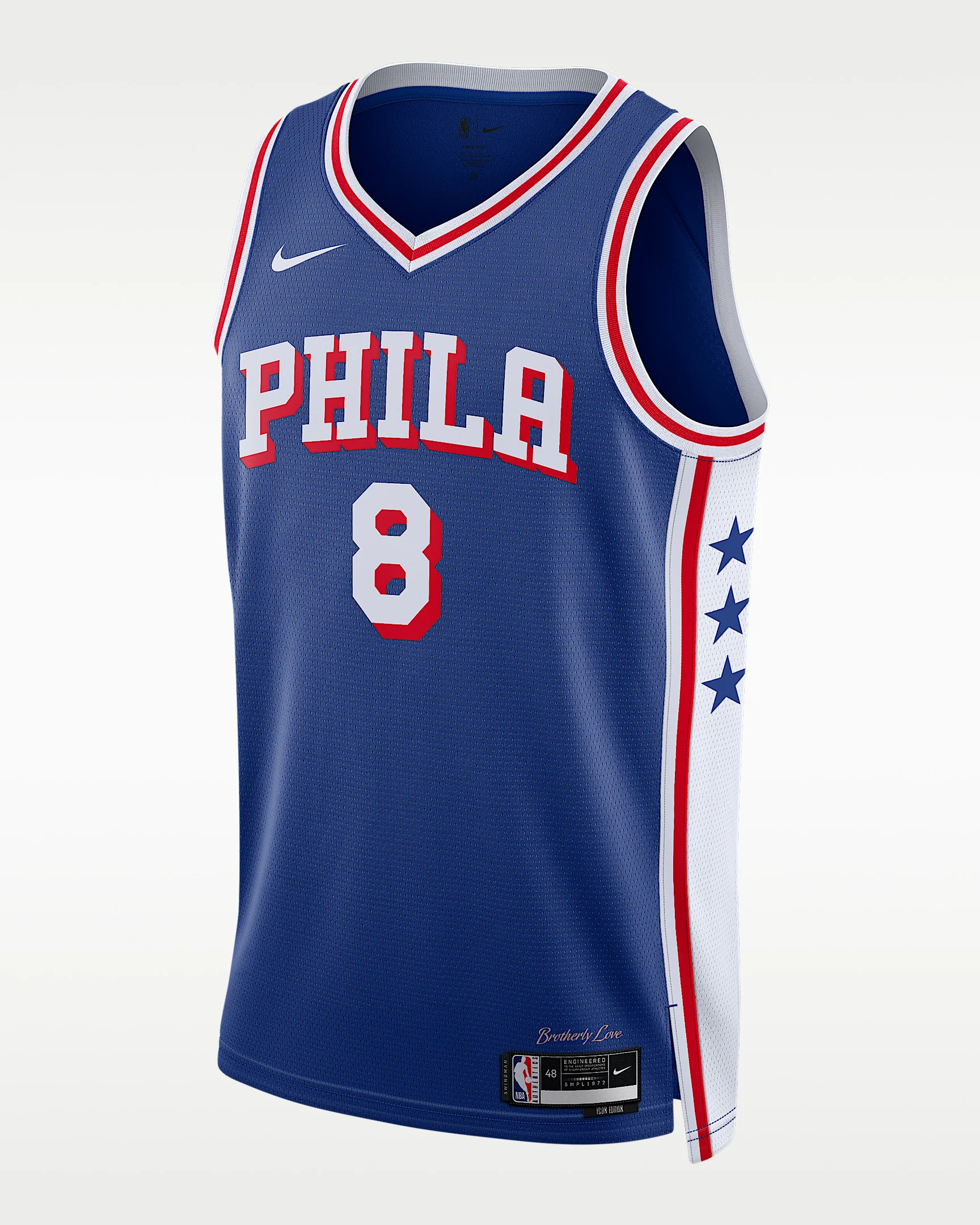 Philadelphia 76ers 2023/24 Icon Edition Men's Nike Dri-FIT NBA Swingman Jersey - 1