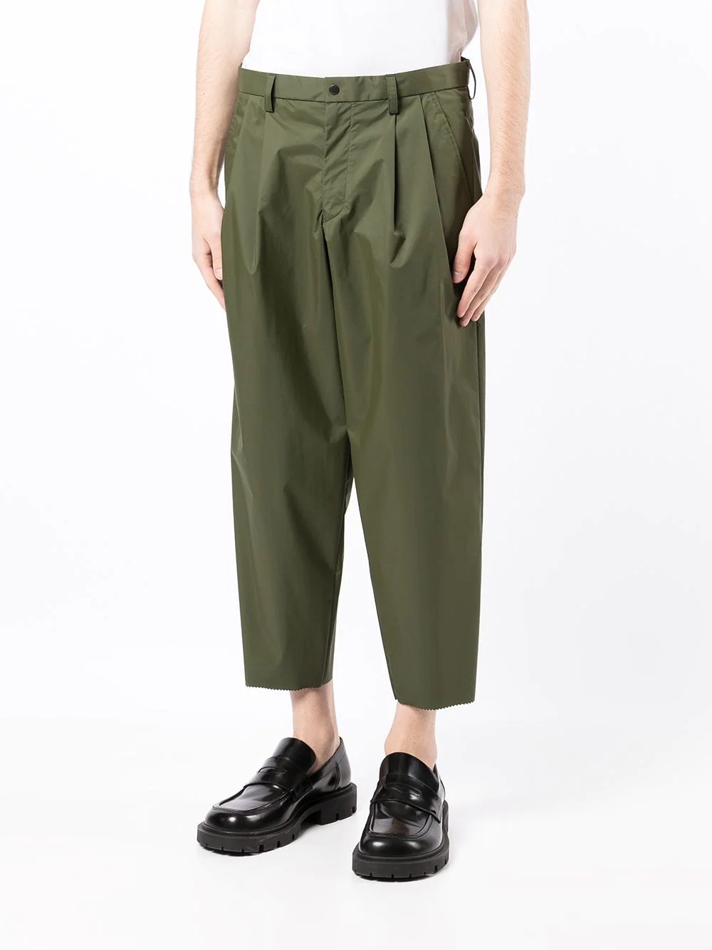 cropped cigarette trousers - 3