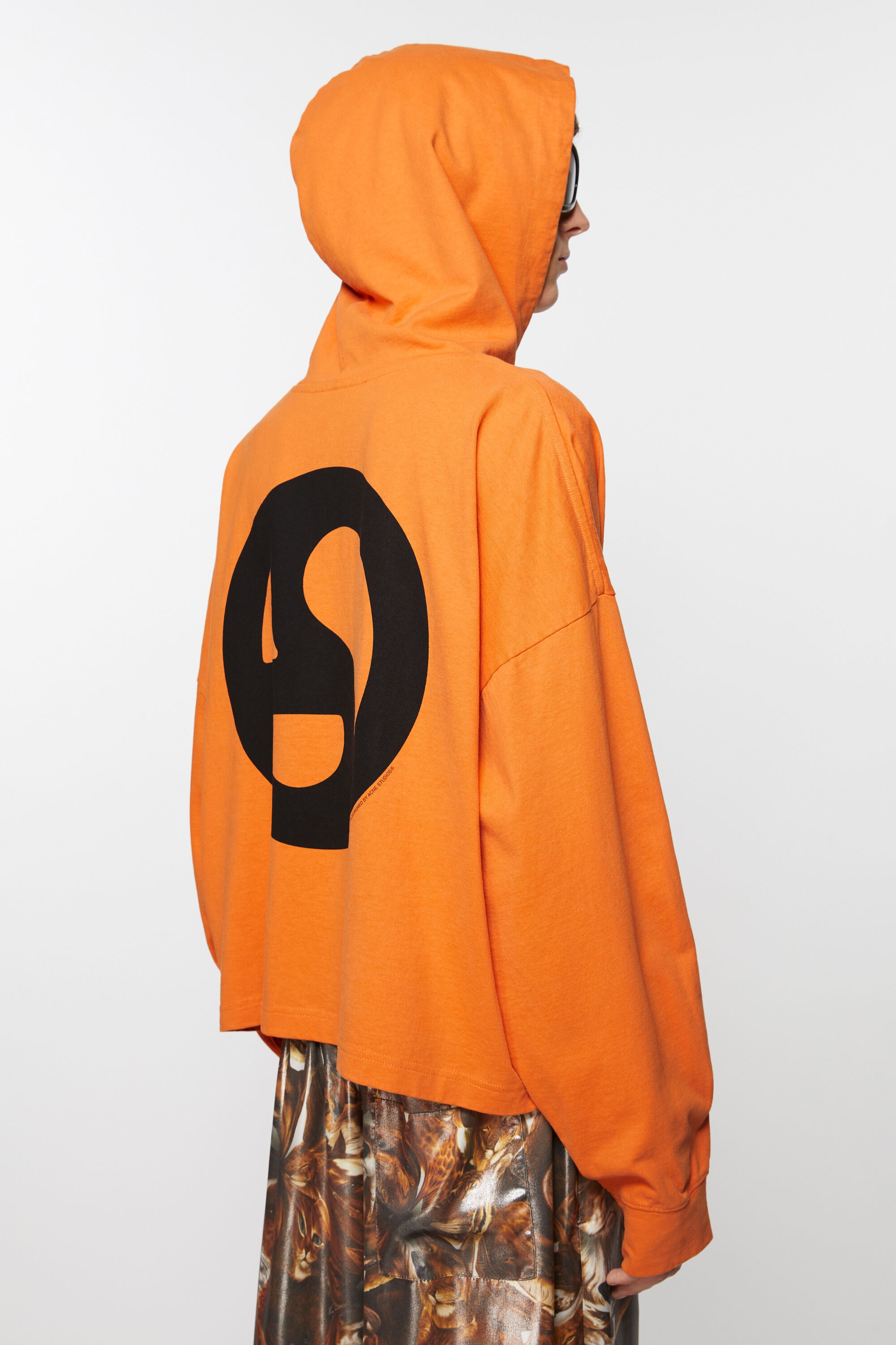 Hooded sweater - Sharp orange - 3