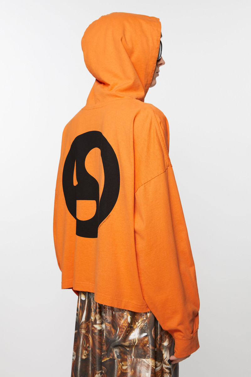 Hooded sweater - Sharp orange 3