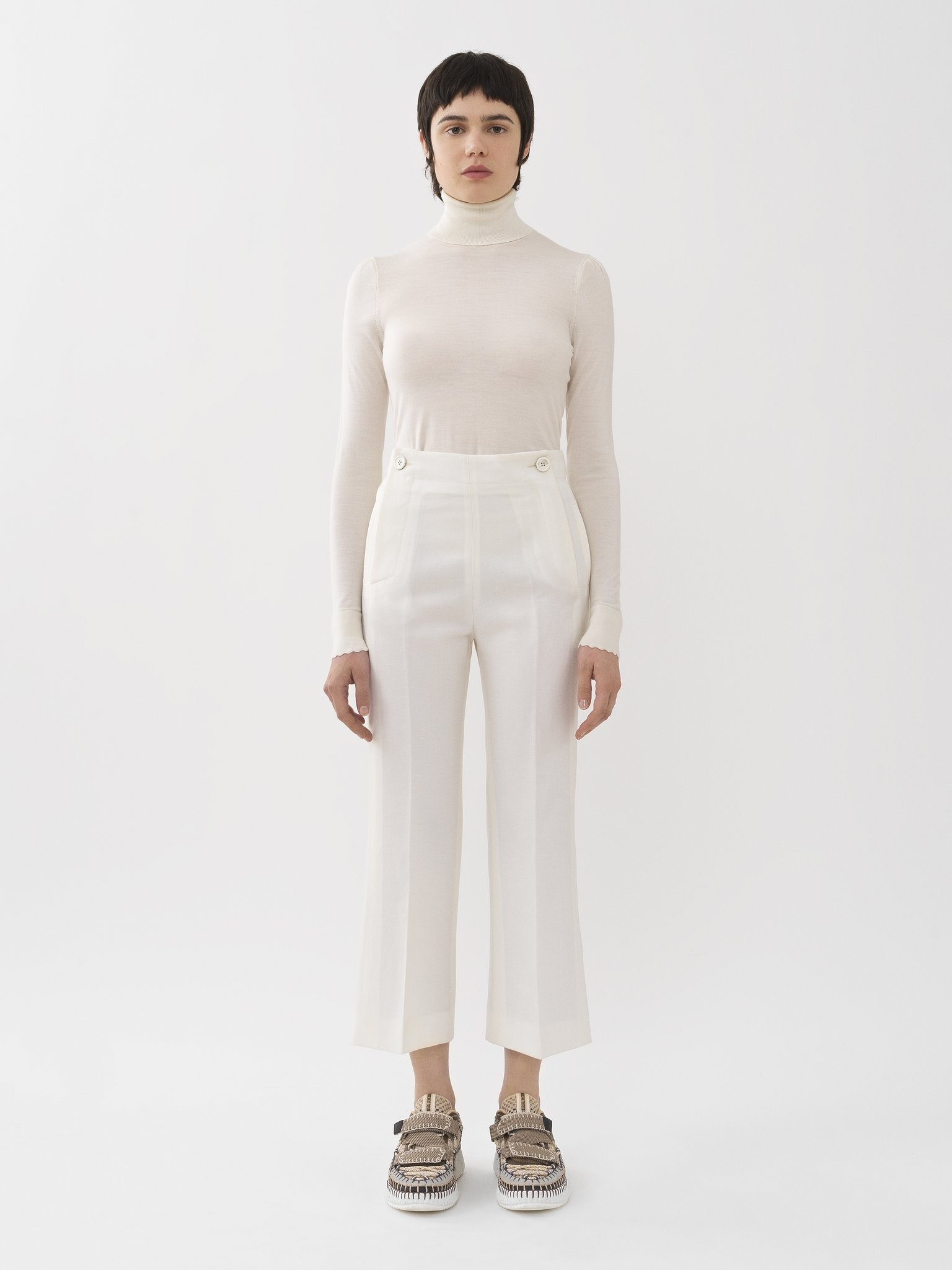 CROPPED SAILOR PANTS - 2