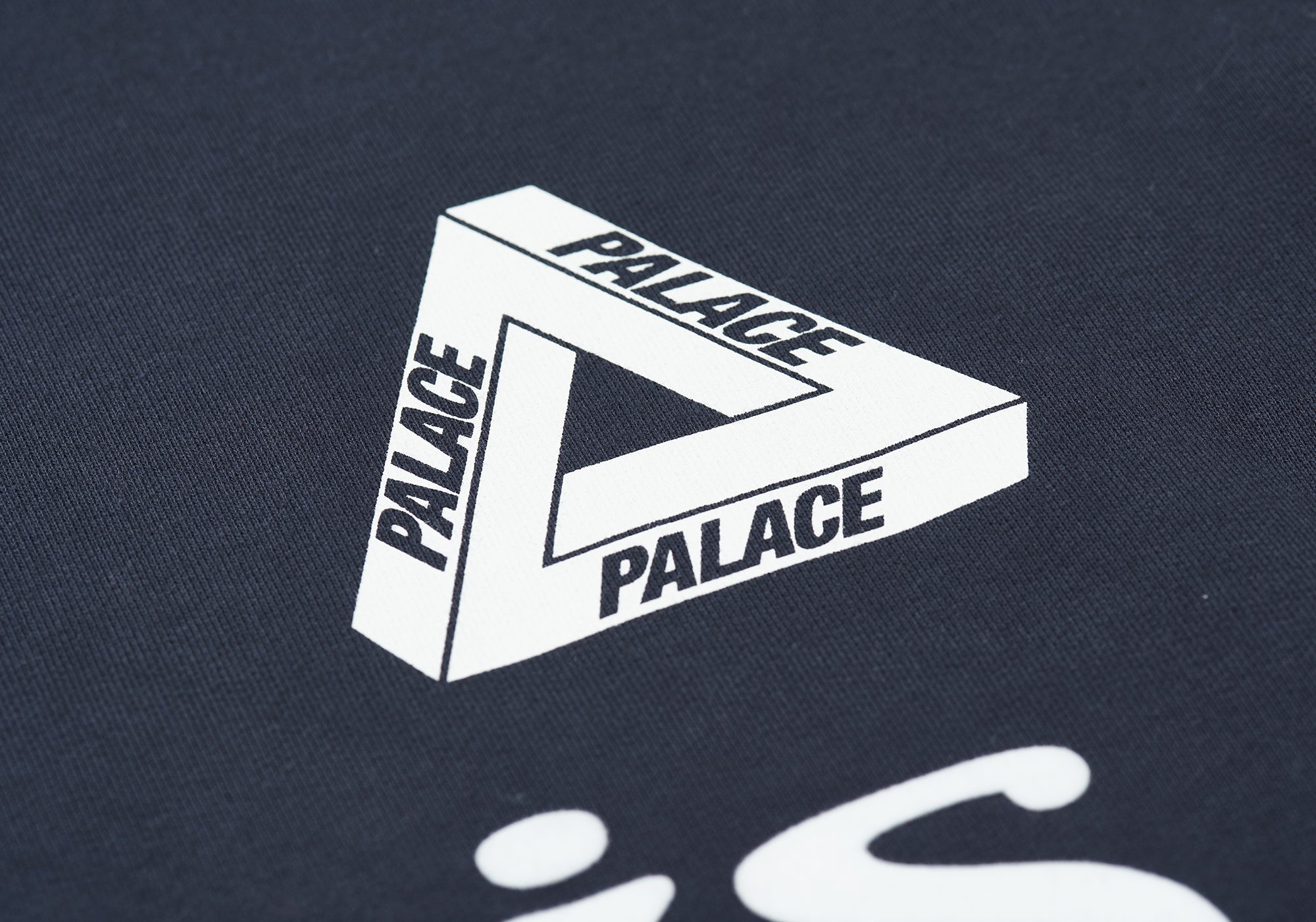 PALACE FLAG STRIPE CREW NAVY | REVERSIBLE