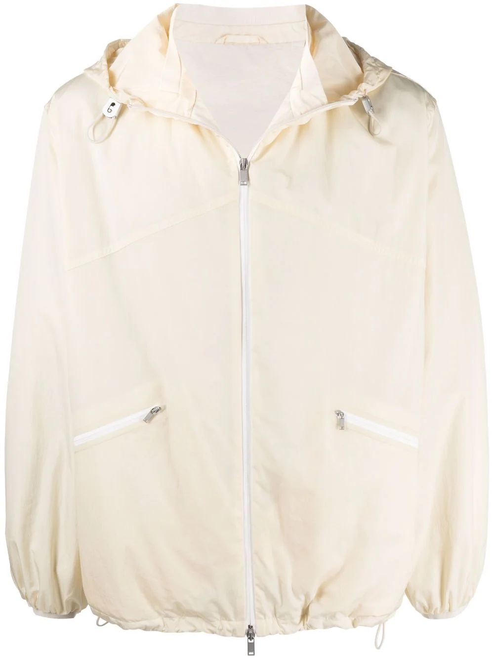 zip-up hooded jacket - 1