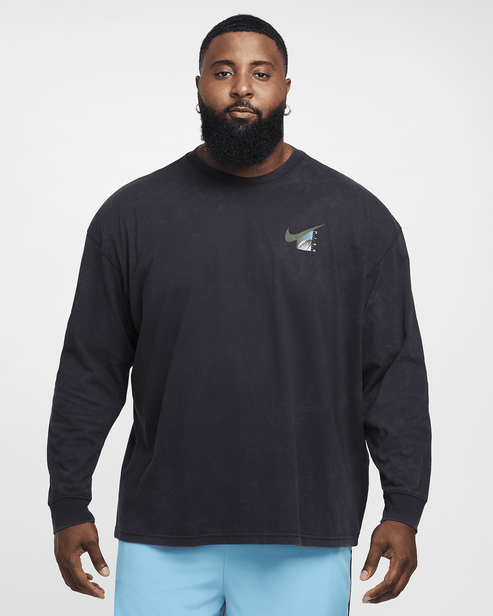 Nike Men's Max90 Long-Sleeve Basketball T-Shirt - 8