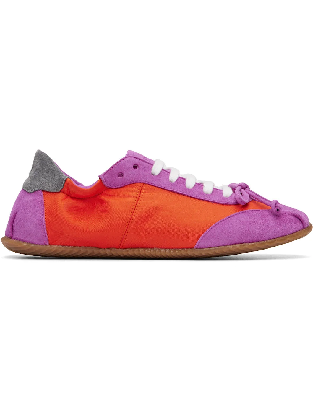 Red & Purple Ballerina Sneakers - 1