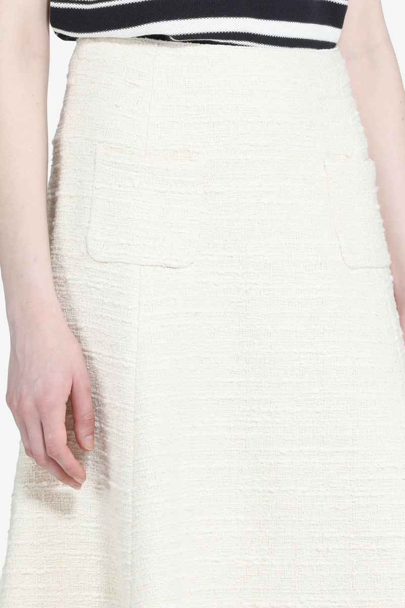 KNEE-LENGTH SKIRT WITH POCKETS 5