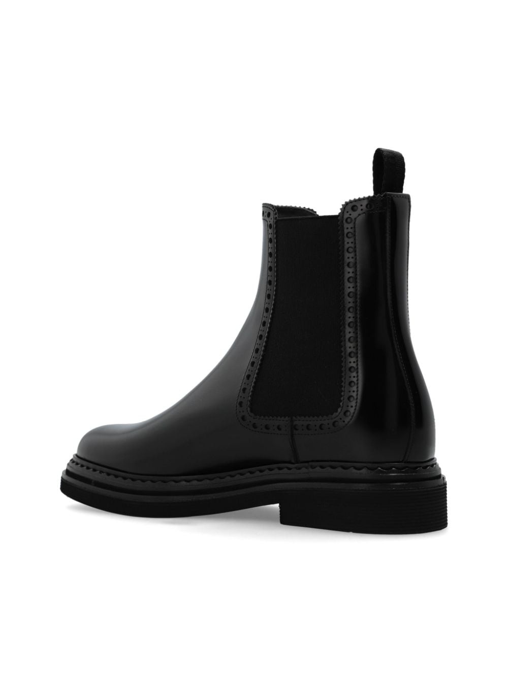 perforated-detail ankle boots - 5