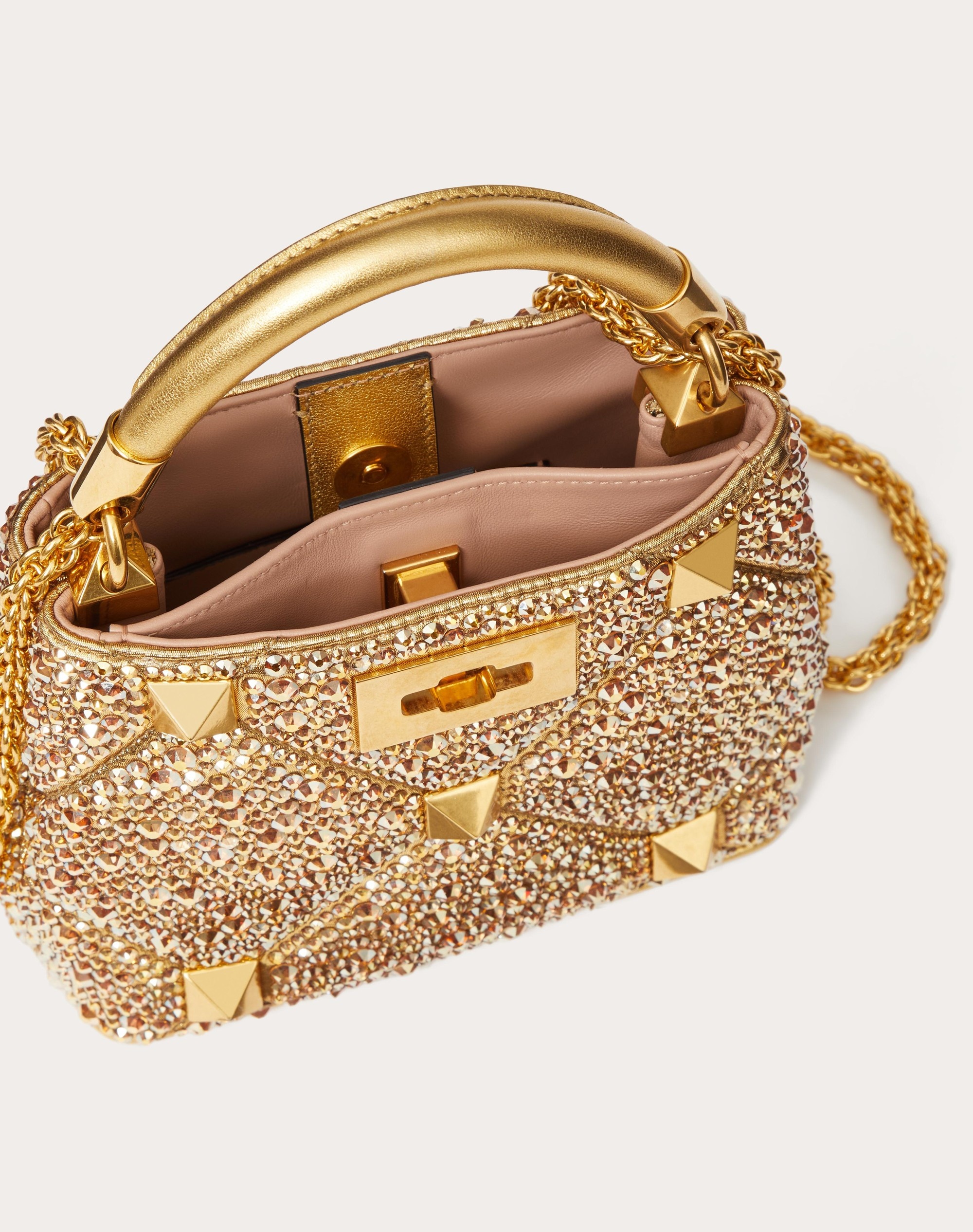 ROMAN STUD RHINESTONE HANDBAG 7