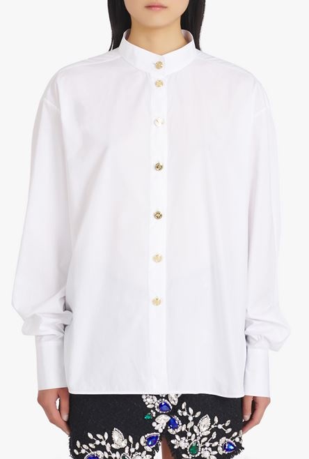 White poplin shirt - 5