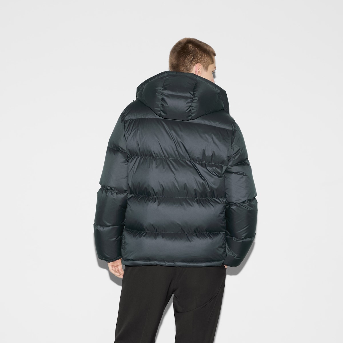 Nylon puffer jacket - 4