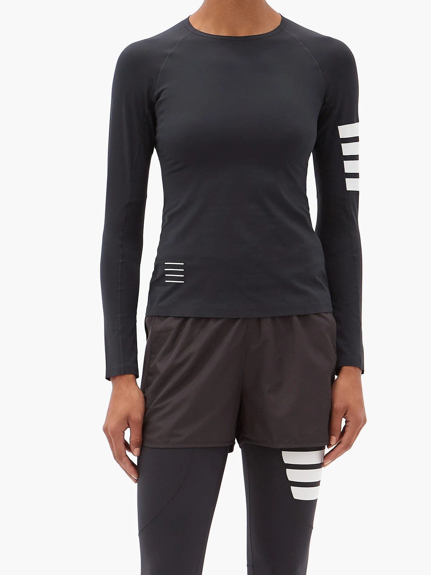 4-Bar long-sleeved compression top - 6