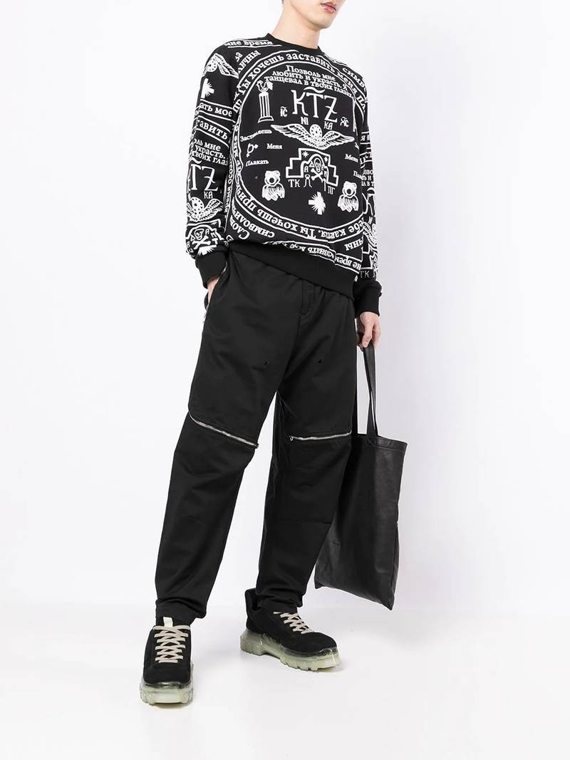 KTZ church print sweatshirt outlook