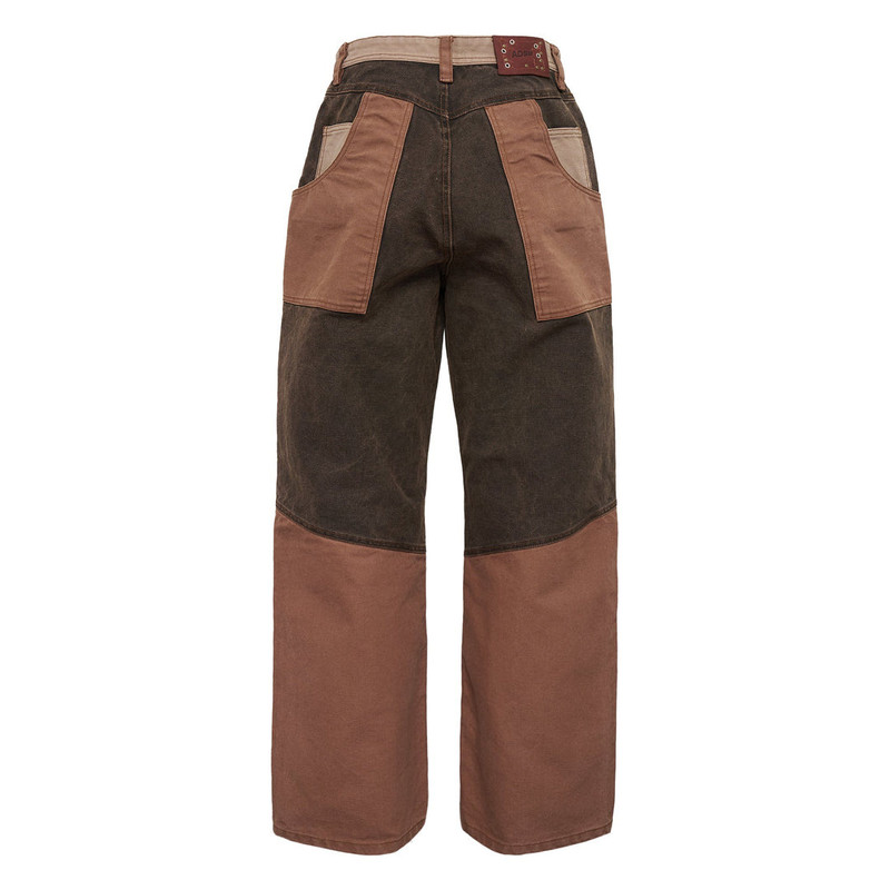 Andersson Bell Patchwork Carpenter Wide-Leg Jeans outlook
