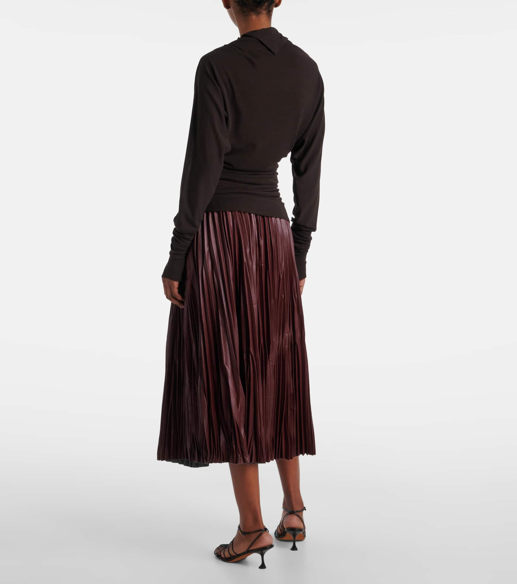Golda gathered jersey top - 3