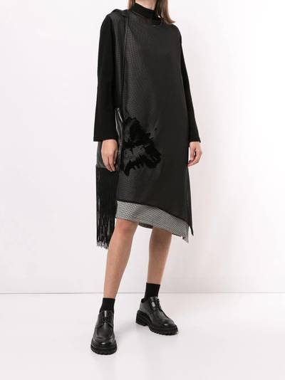 Y's layered asymmetrical dress outlook