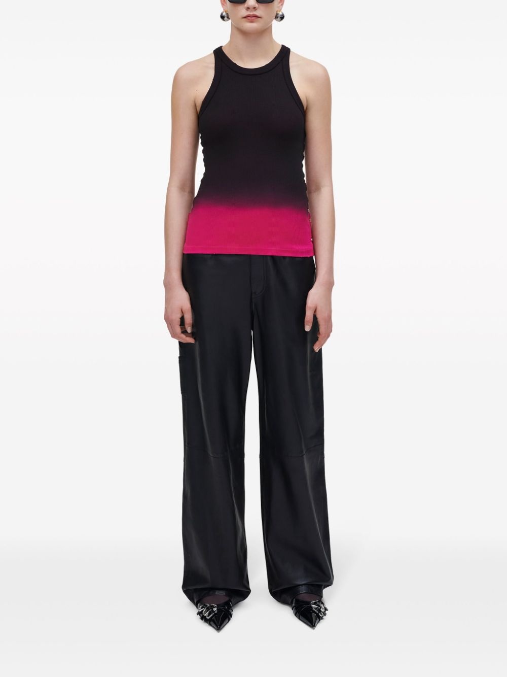 Grunge spray-effect tank top - 2