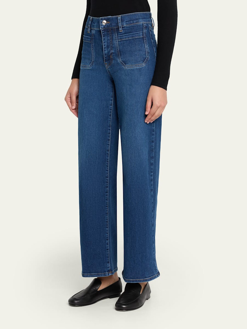 Le Slim Palazzo Modernist Pocket Jeans 4