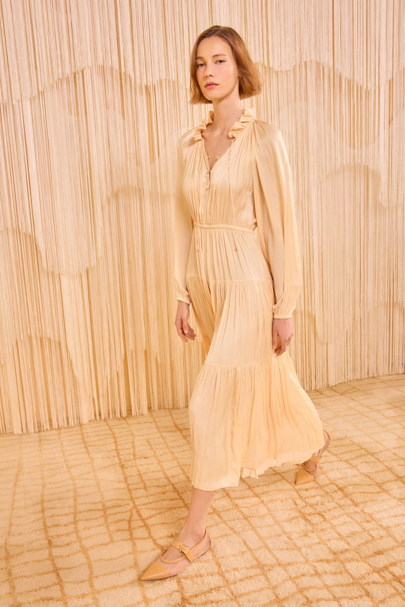 Riley Long Sleeve Midi Dress 3
