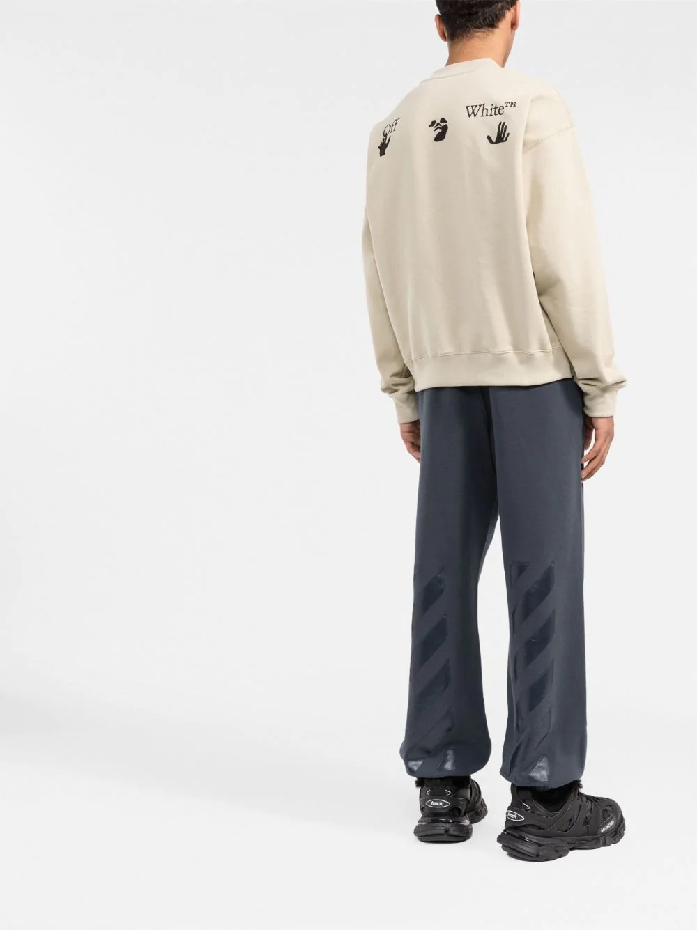 jersey-knit track pants - 4