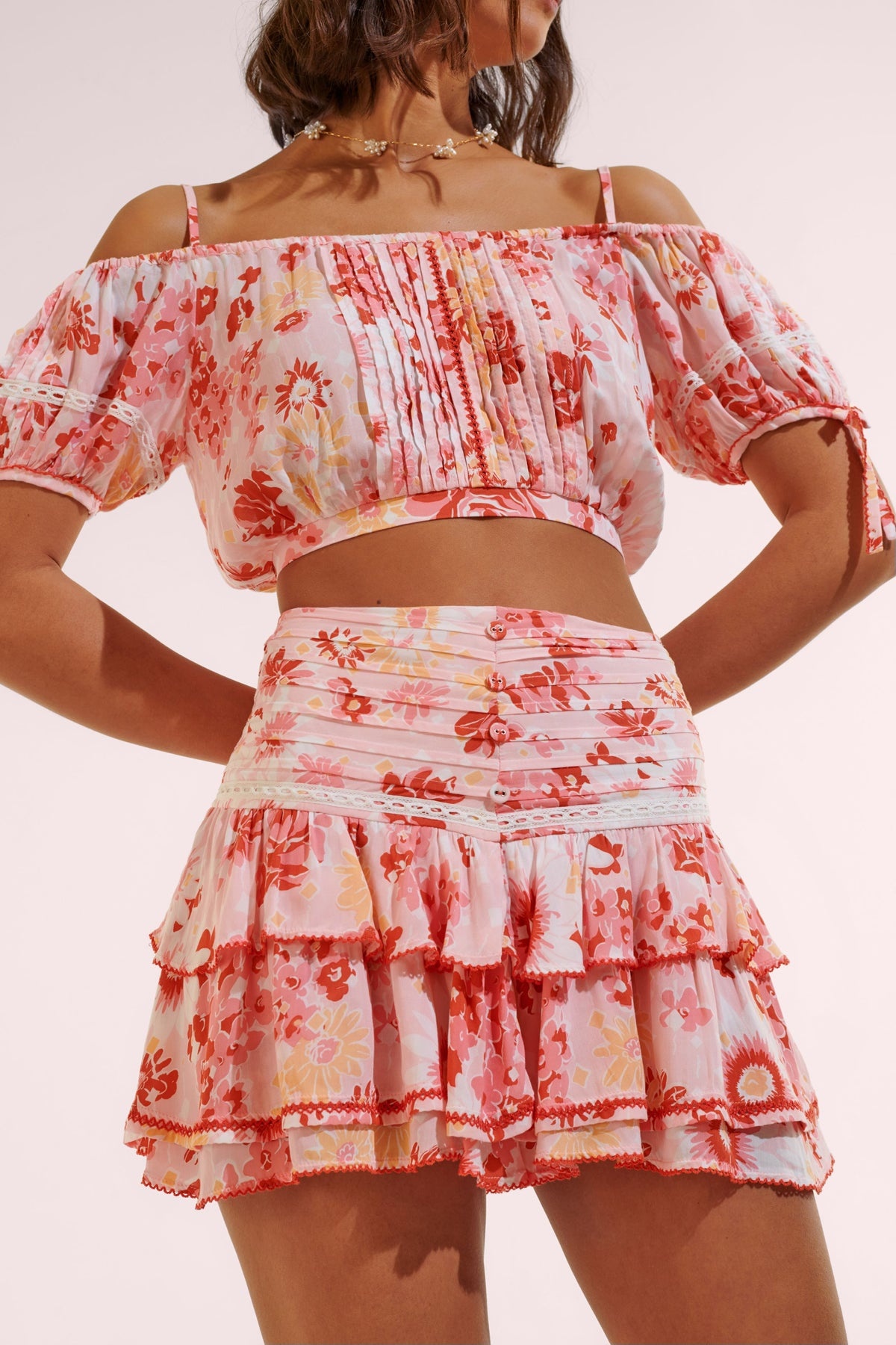 Mini Skirt Alizee - Pink 90'S - 3