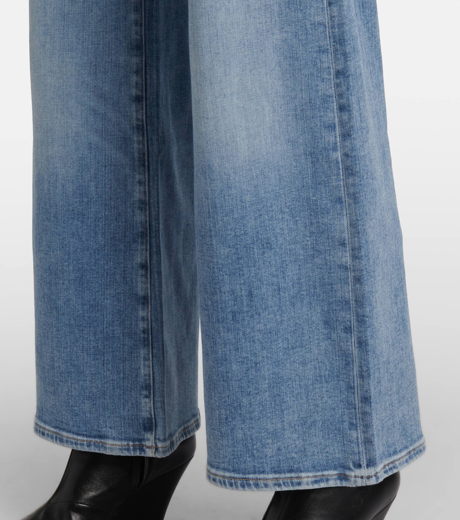 Modern Pocket high-rise wide-leg jeans - 6