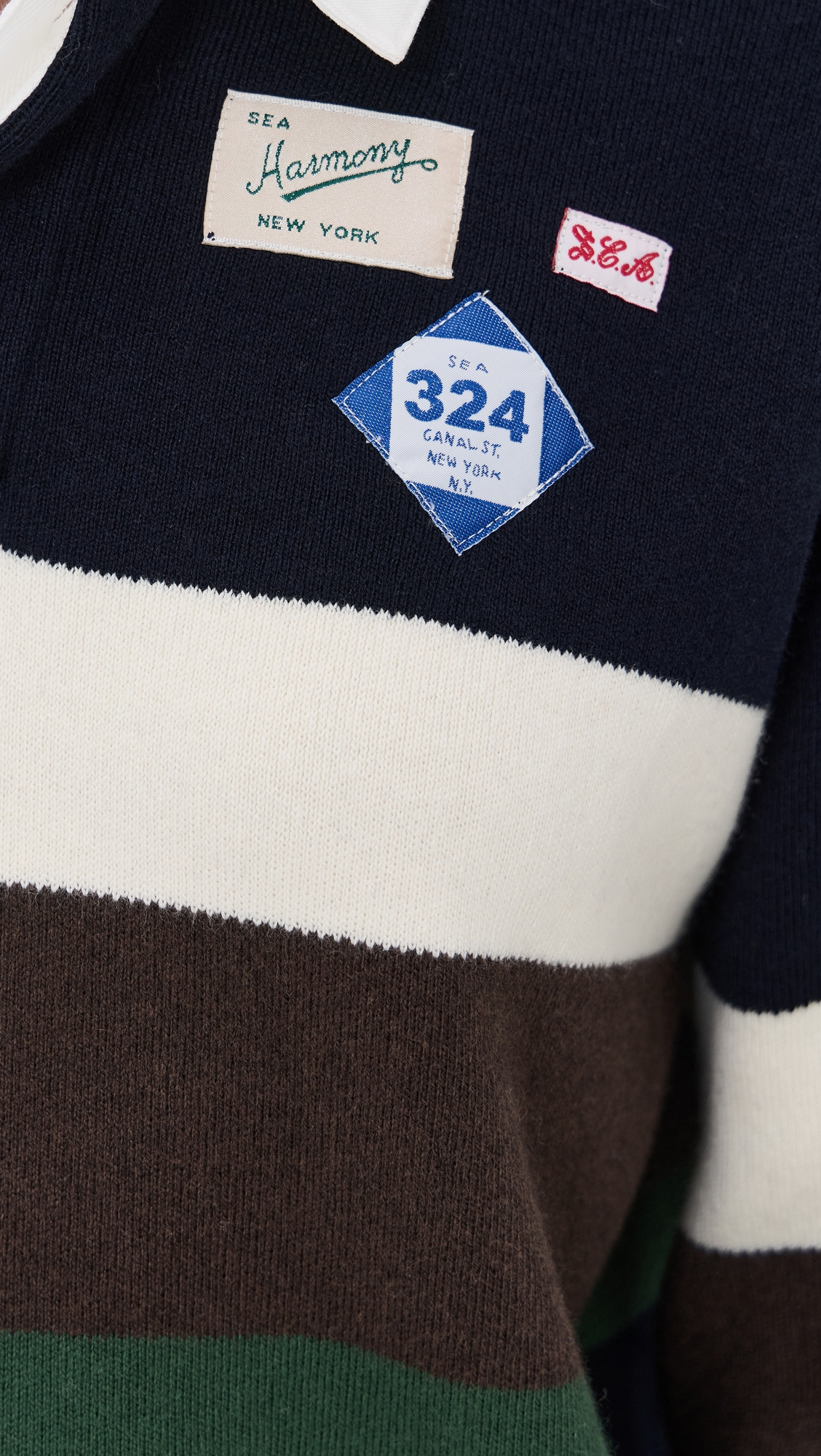 Arther Varsity Knit Rugby Shirt - 5