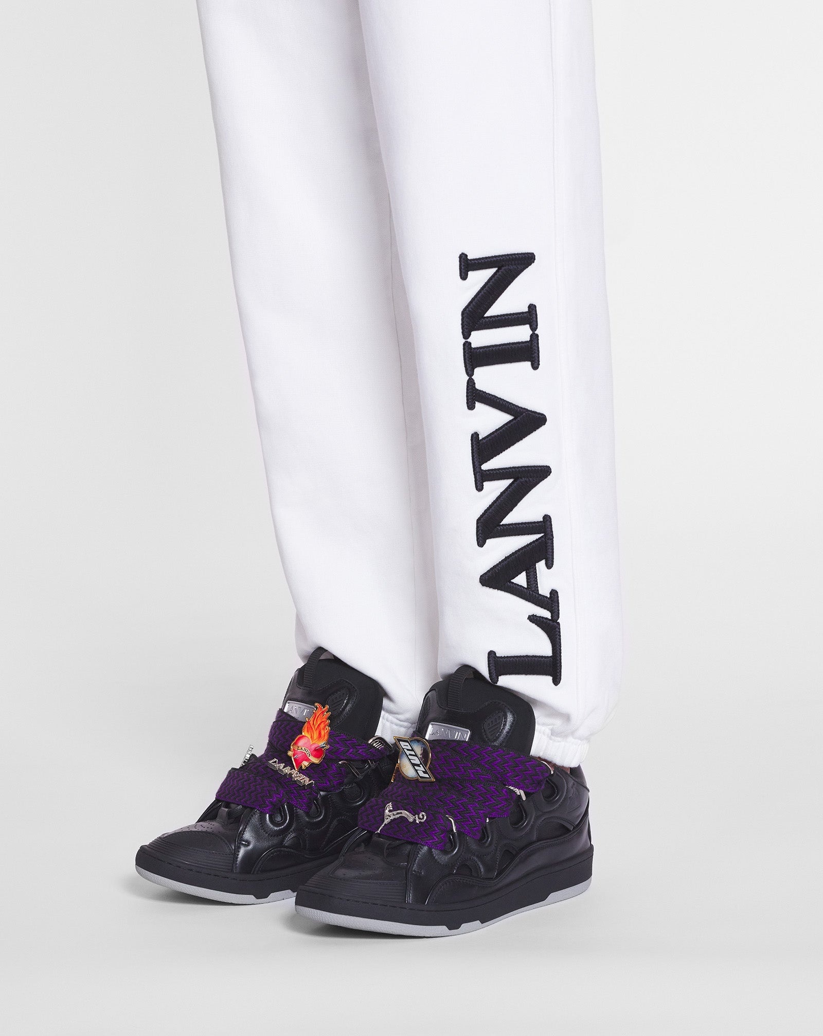 LANVIN X FUTURE UNISEX LOGO JOGGING PANTS - 7