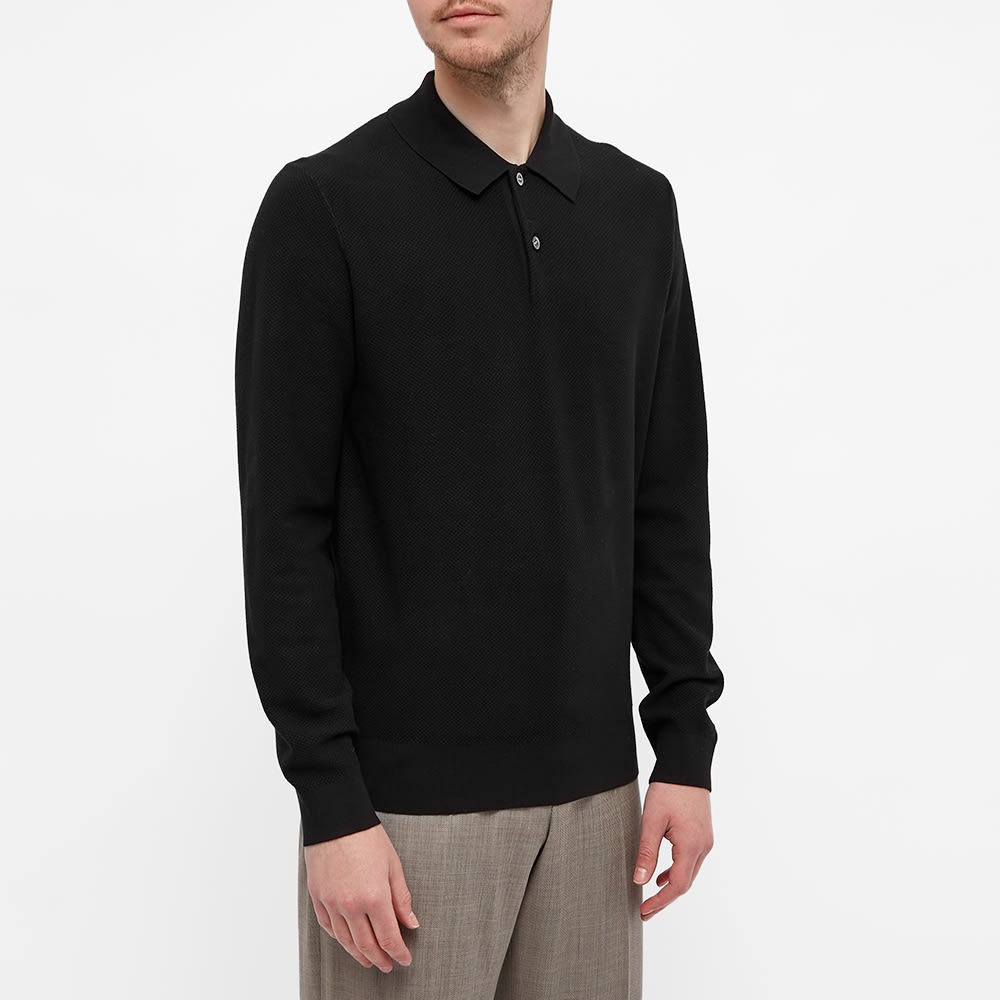 A.P.C. Kyle Knit Long Sleeve Polo - 4