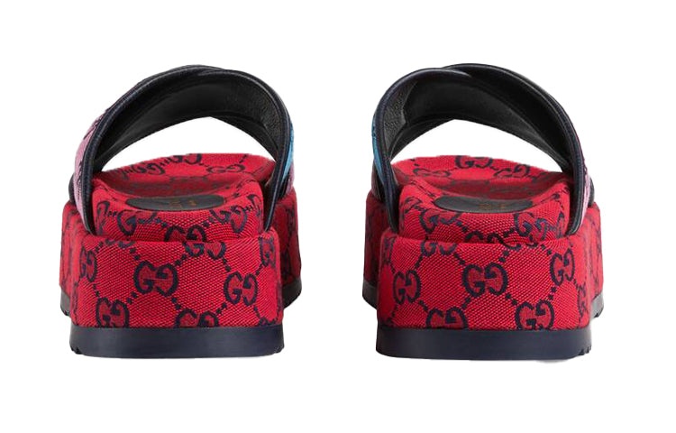 (WMNS) Gucci GG Platform Sandal 'Multicolor' 663666-2UZU0-4281 - 4