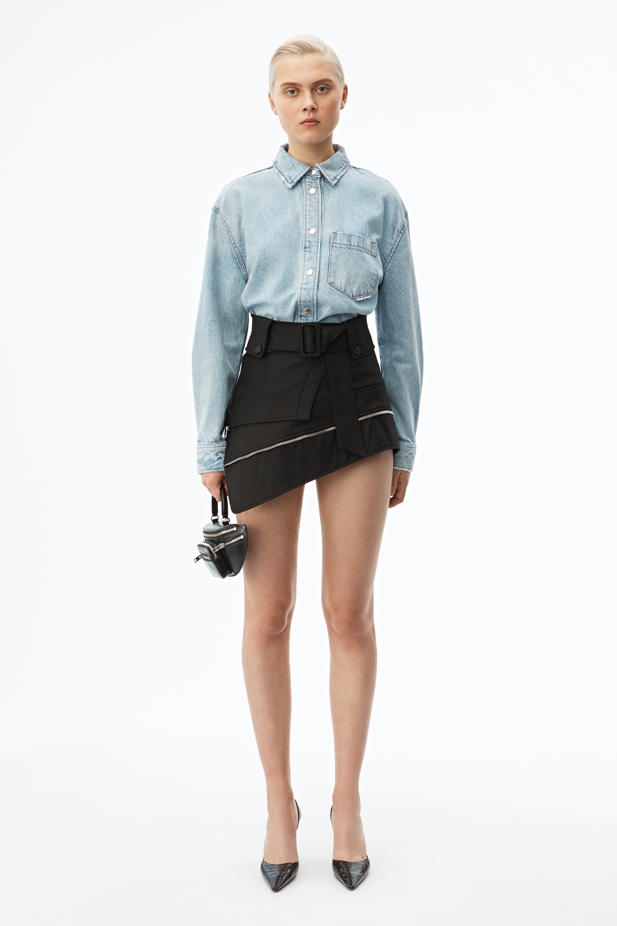 DECONSTRUCTED TRENCH SKIRT - 2