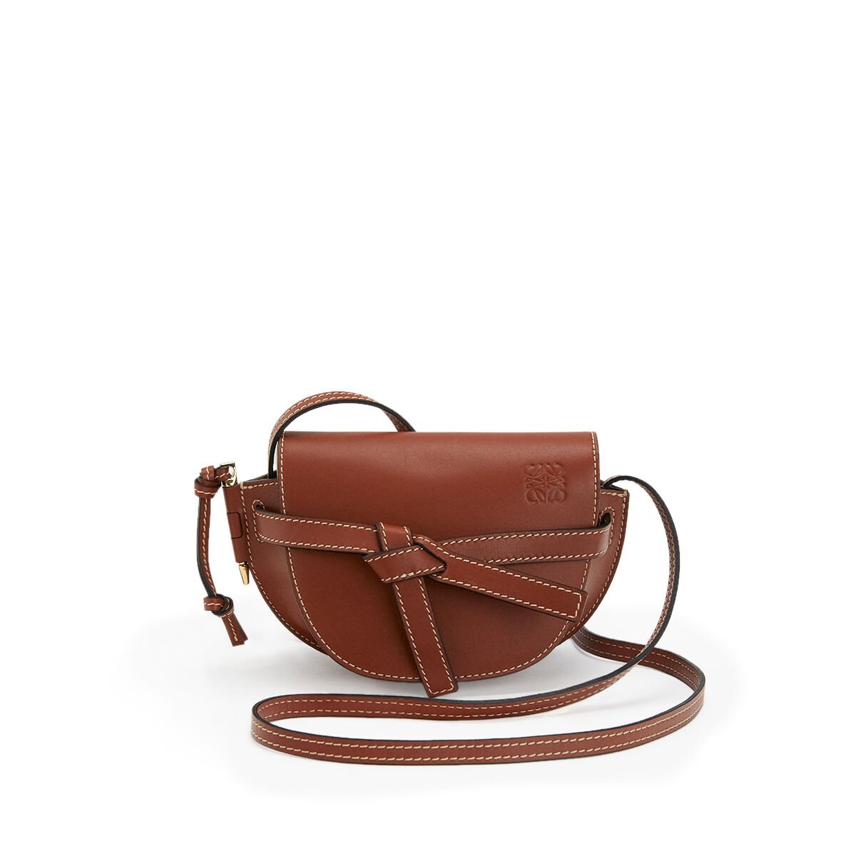 Mini Gate bag in natural calfskin - 1