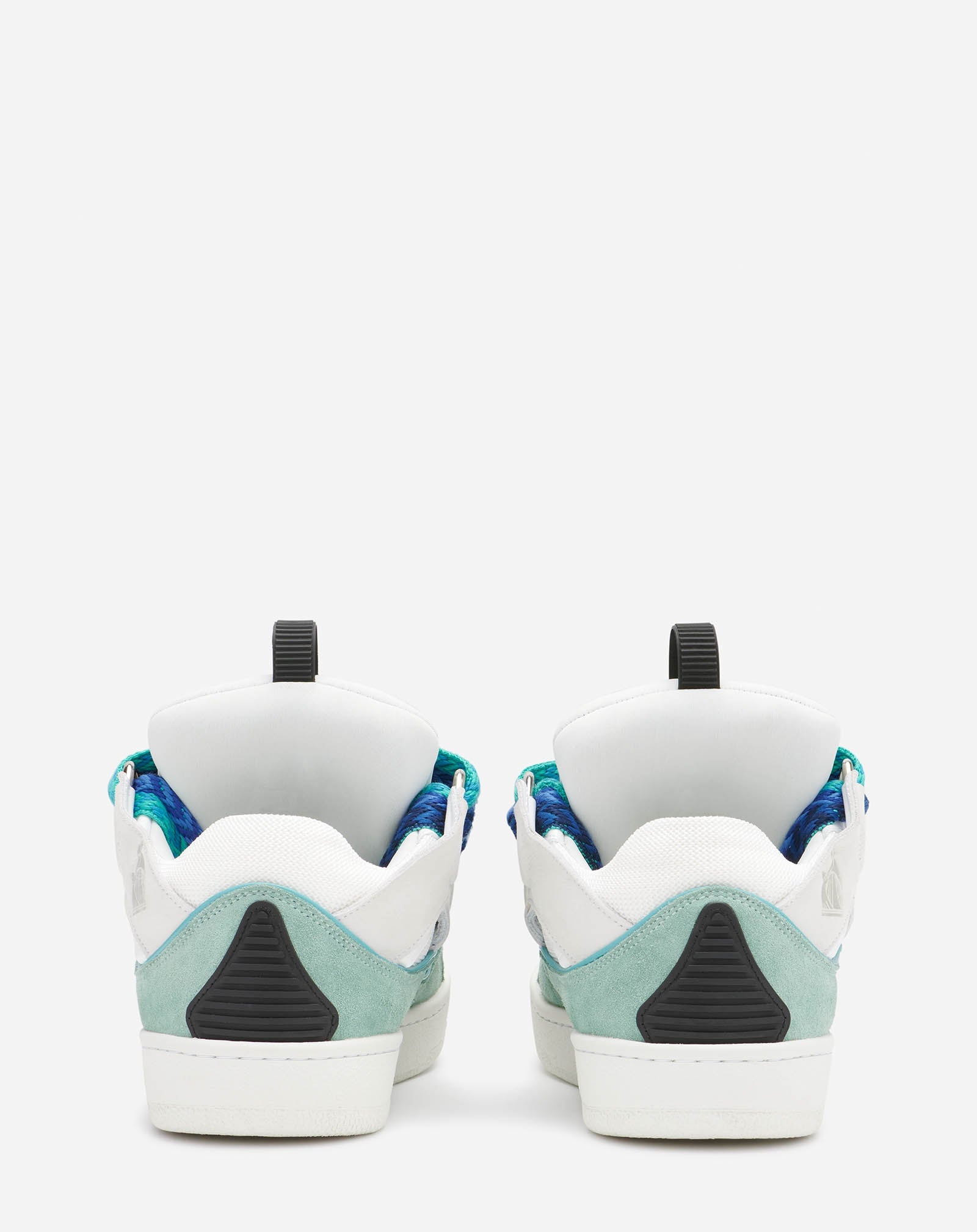 LEATHER CURB SNEAKERS - 5