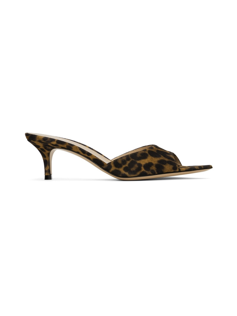 SSENSE Exclusive Brown Elle 55 Mules 1