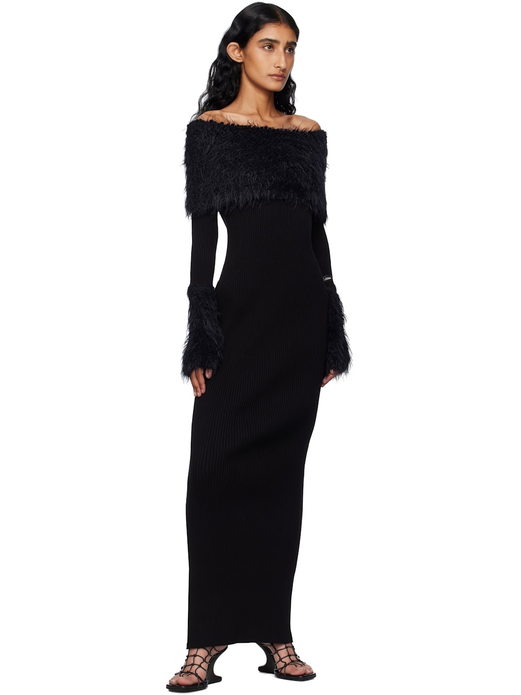 ワンピース JEAN PAUL GAULTIER BLACK VISCOSE MAXI DRESS Jean Paul Gaultier Black Viscose Maxi Dress | italist