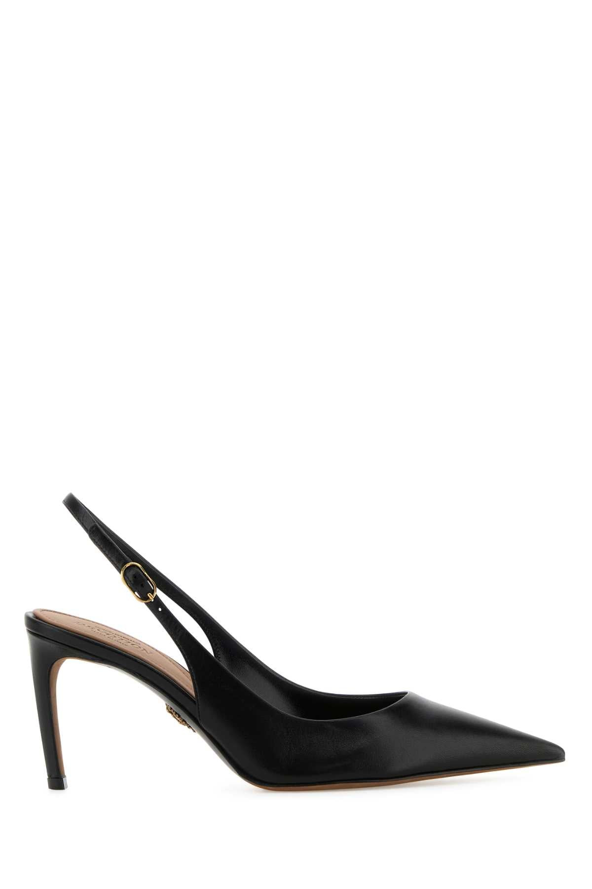 Dolce & Gabbana Women Black Leather Devotion 75 Pumps - 1