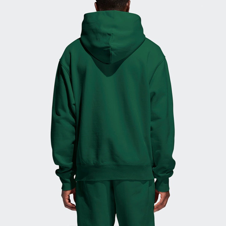 adidas originals x Pw Basics Hood Embroidered Monogrammed Hooded Sweater Unisex Green GM1944 - 4