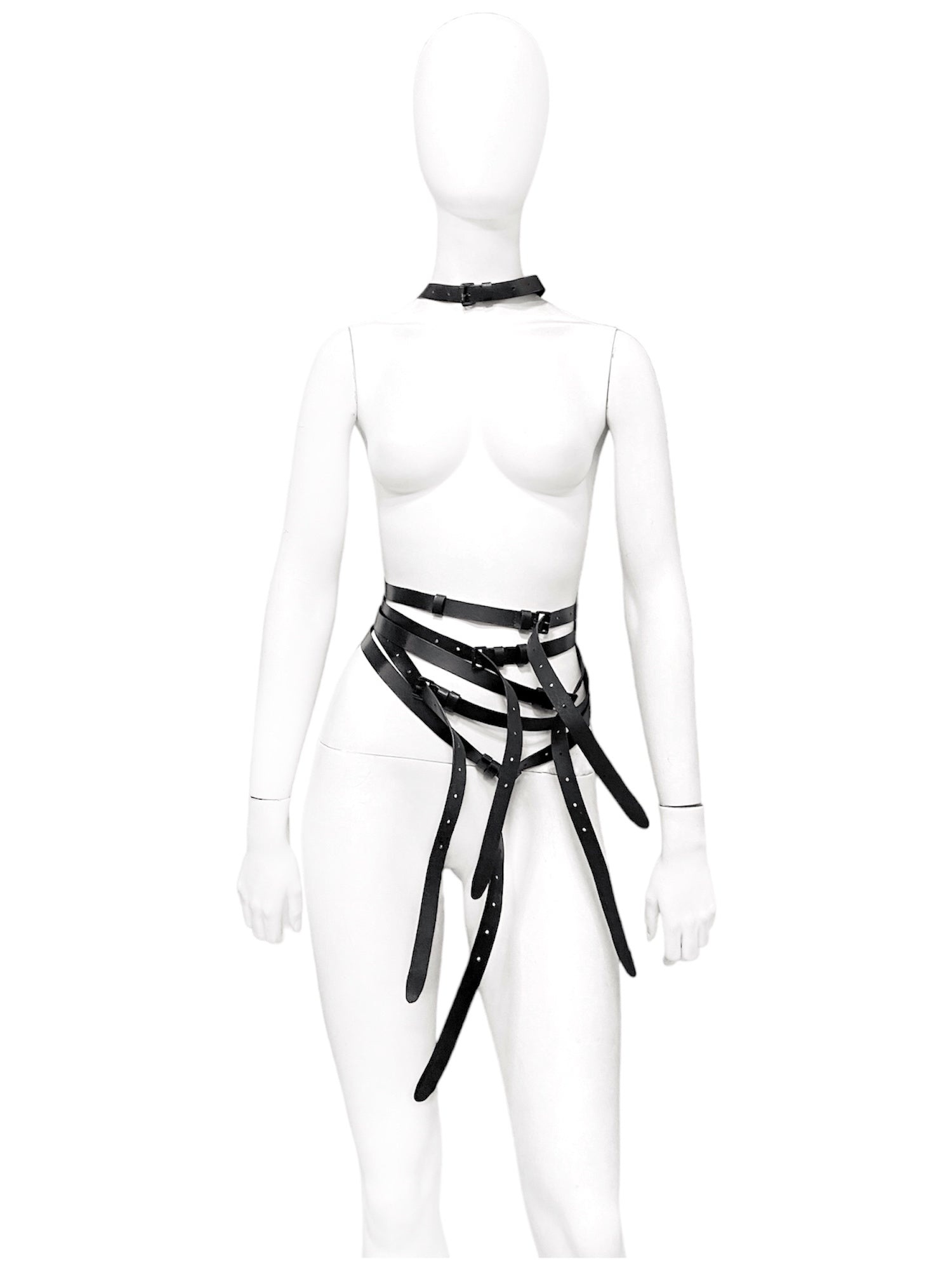Ann Demeulemeester Spring 2013 Leather Bondage Harness - 11