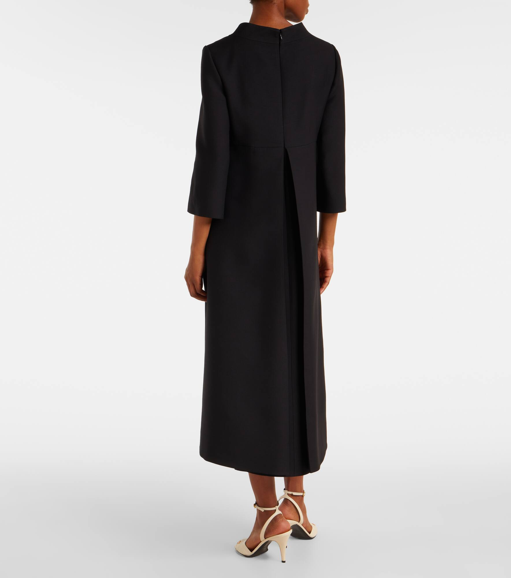 Crepe Couture midi dress - 3