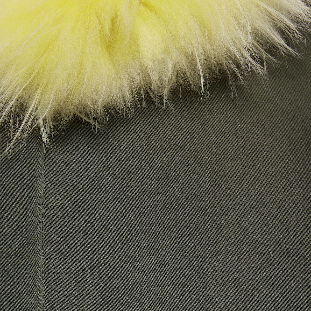 Zip jacket with shearling trim - 4